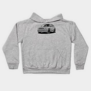 Hyundai Ioniq 5 Electric Car Kids Hoodie